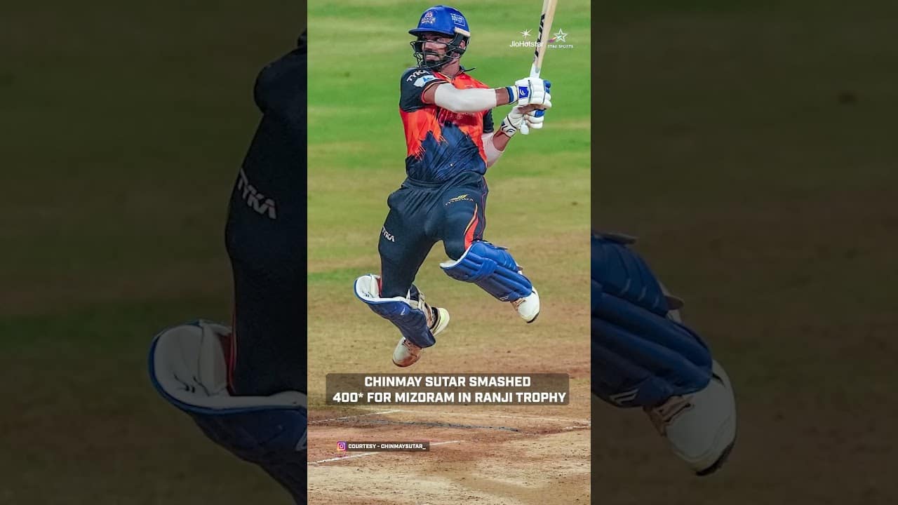 Chinmay Sutar reacts to his record 400* in Ranji Trophy | #RanjiTrophy